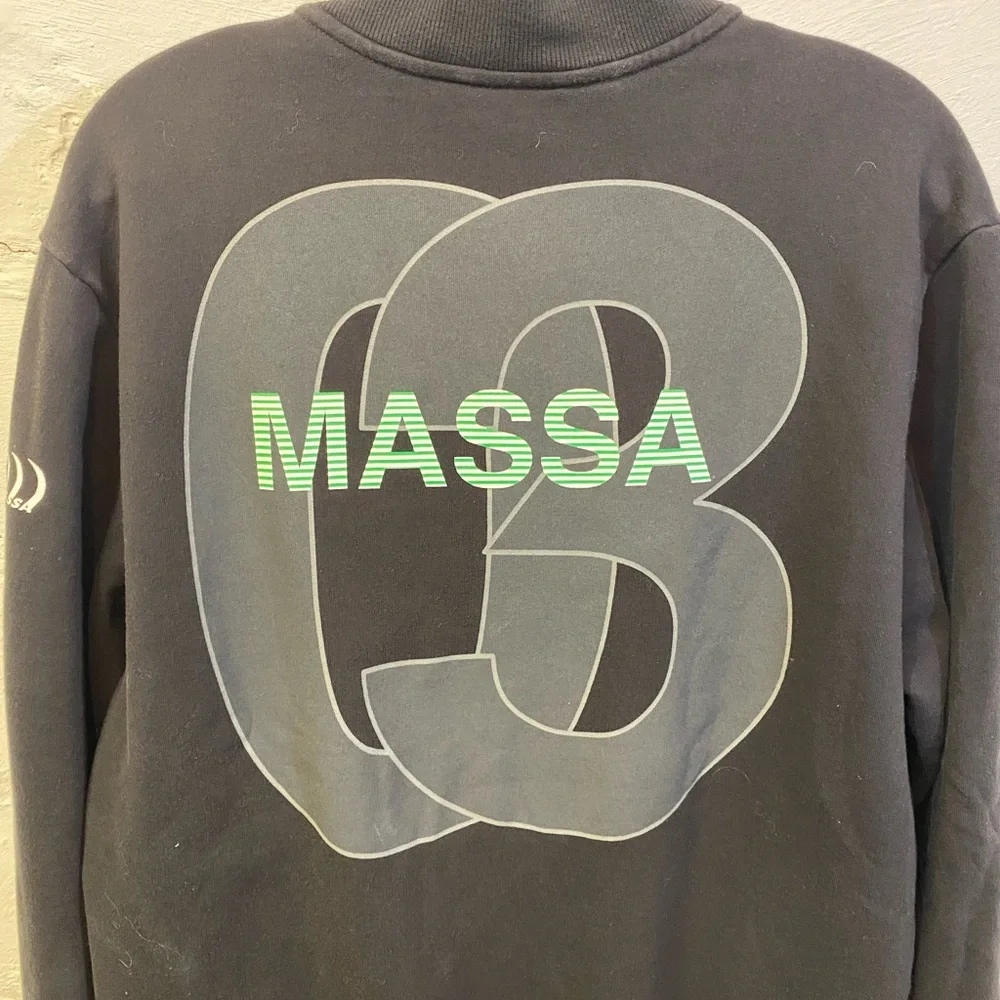 Puma Ferrari Felipe Massa Black Zip Up Sweatshirt with Official Ferrari Patch - Picture 9 of 14